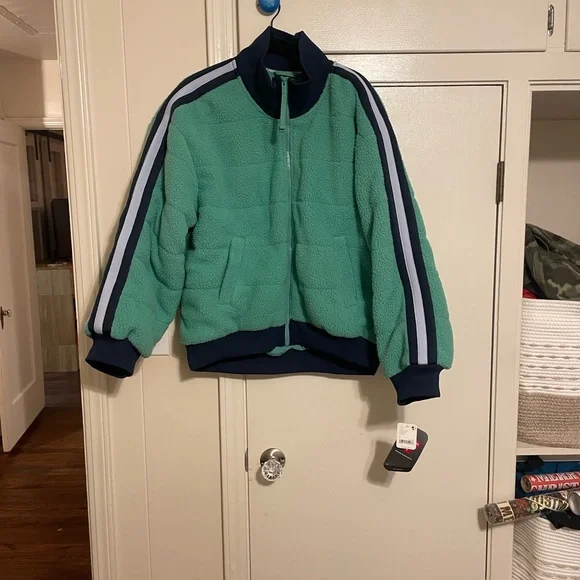 Free People Movement Fleecy Scrunchy Pippa Jacket NWT- Large - Picture 10 of 10